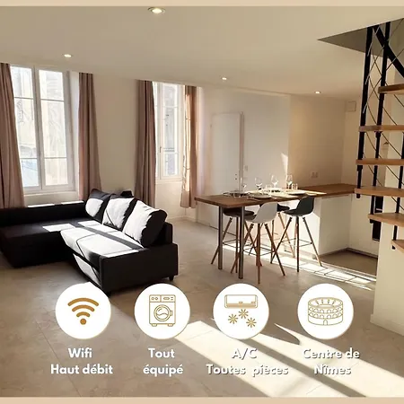 Spacious Renovated In The Heart Of Nîmes